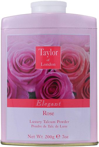 Taylor of London Elegant Rose Luxury Talcum Powder 200g
